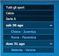 3 partite Serie A Betfair